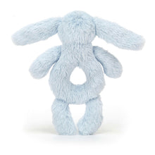 Load image into Gallery viewer, Jellycat Bashful Blue Bunny Ring Rattle
