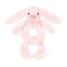 Load image into Gallery viewer, Jellycat Bashful Pink Bunny Ring Rattle