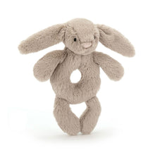 Load image into Gallery viewer, Jellycat Bashful Beige Bunny Ring Rattle