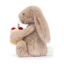 Load image into Gallery viewer, Jellycat Bashful Beige Bunny 'Birthday'