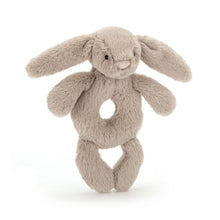 Load image into Gallery viewer, Jellycat Bashful Beige Bunny Ring Rattle