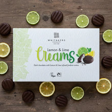 Load image into Gallery viewer, Dark Chocolate Lemon & Lime Fondant Creams (150g)