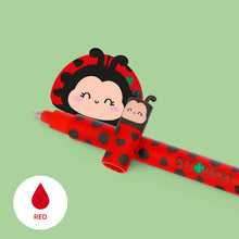 Load image into Gallery viewer, "Get Lucky" Ladybug Erasable Gel Pen - Erasable Pen