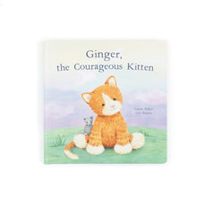 Load image into Gallery viewer, Jellycat Ginger, The Courageous Kitten Book