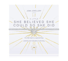 Load image into Gallery viewer, Joma A Little She Believed She Could So She Did