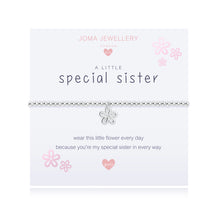 Load image into Gallery viewer, Joma Children's A Little Special Sister Bracelet