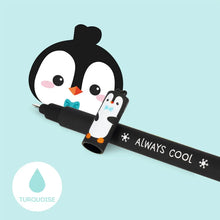 Load image into Gallery viewer, "Always Cool" Penguin Erasable Gel Pen - Erasable Pen
