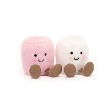 Load image into Gallery viewer, Jellycat Amuseables Pink And White Marshmallows
