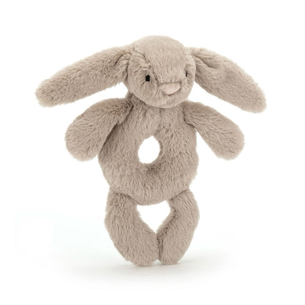 Jellycat Bashful Beige Bunny Ring Rattle