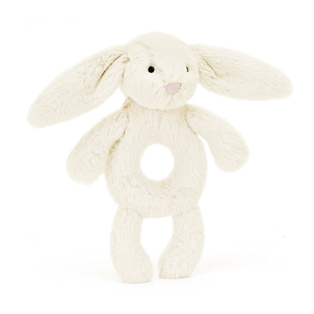 Jellycat Bashful Cream Bunny Ring Rattle