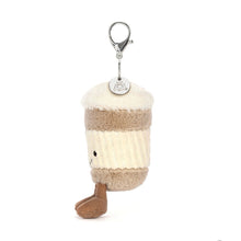 Load image into Gallery viewer, Jellycat Amuseables Coffee-To-Go Bag Charm
