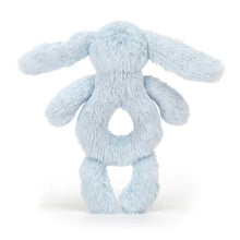 Load image into Gallery viewer, Jellycat Bashful Blue Bunny Ring Rattle
