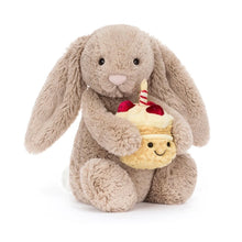 Load image into Gallery viewer, Jellycat Bashful Beige Bunny 'Birthday'
