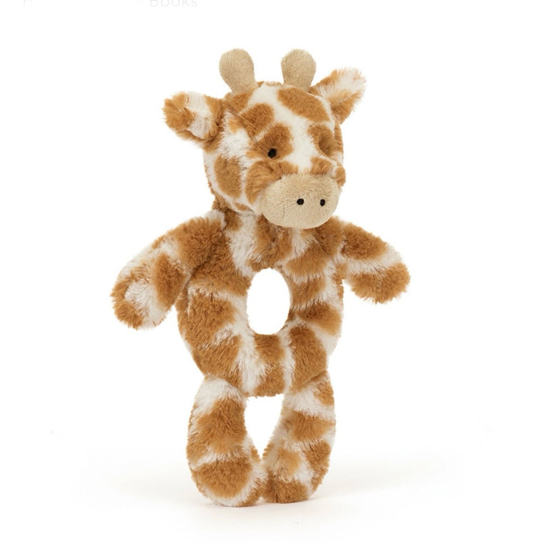 Jellycat Bashful Giraffe Ring Rattle