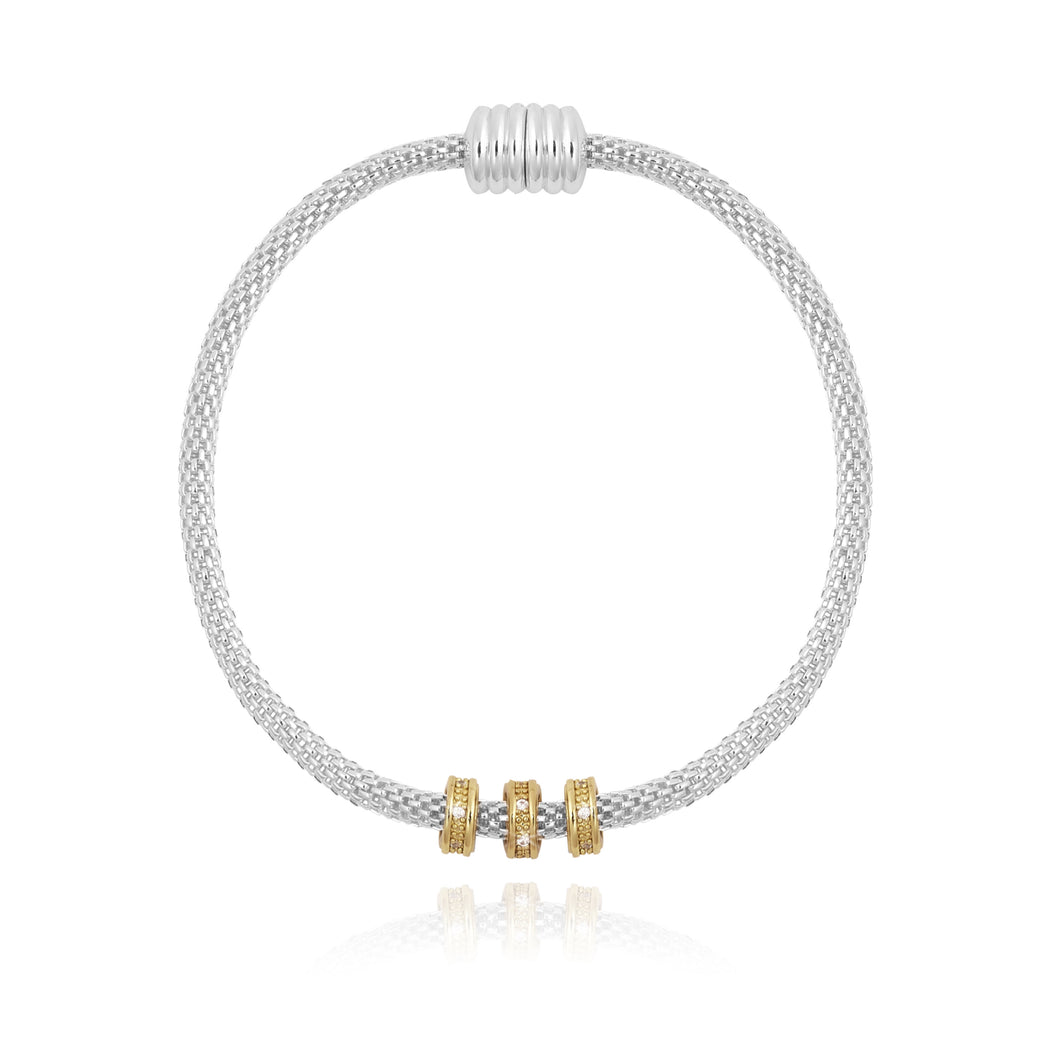 Joma Halo Silver/Gold Venetain Chain Bracelet