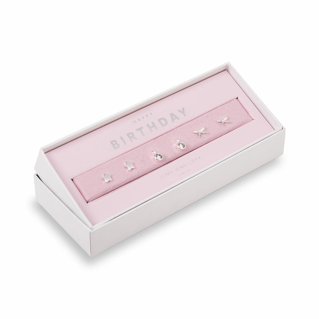 Joma Occasion Earring Box Earrings Happy Birthday