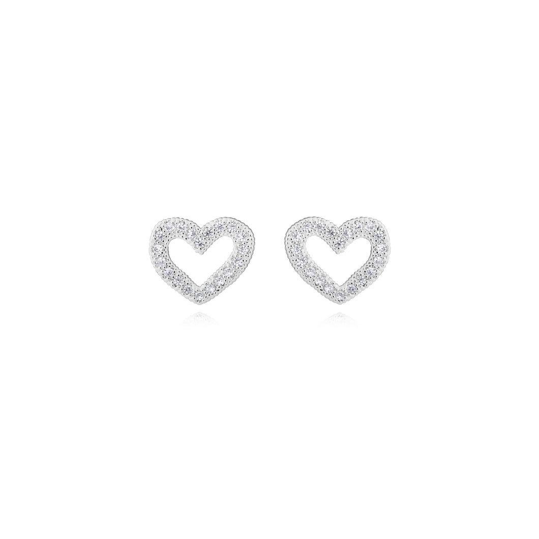 Joma Lucia Lustre Heart Organic Earrings