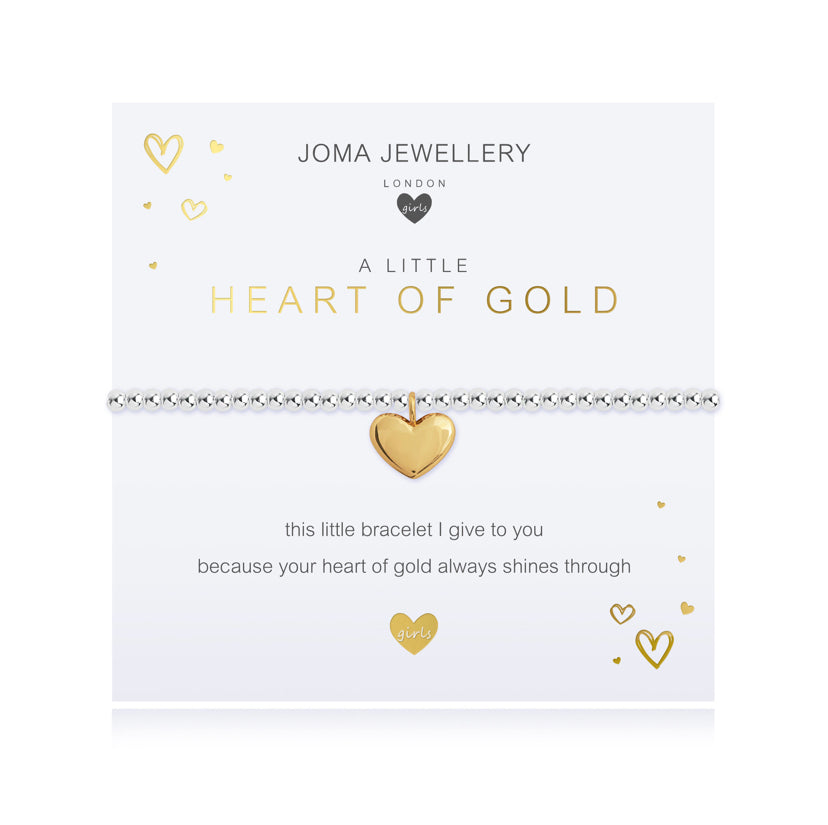 Joma Children's A Little Heart Of Gold Bracelet