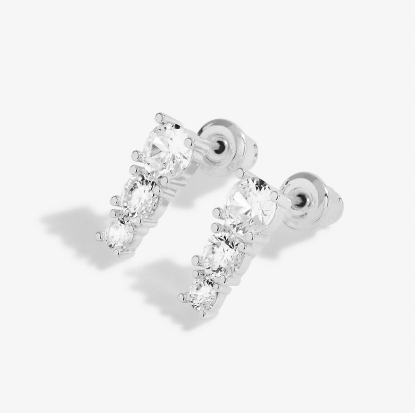 Joma Sienna Sparkle Graduating Crystal Earrings