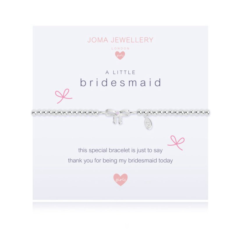 Joma Children's A Little Bridesmaid Bracelet