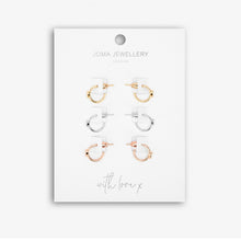 Load image into Gallery viewer, Joma Florence Heart Hoops Earrings
