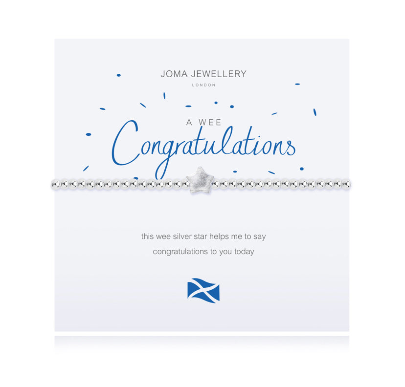 Joma A Wee Congratulations Bracelet