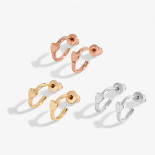 Load image into Gallery viewer, Joma Florence Heart Hoops Earrings
