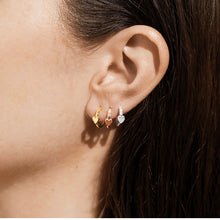 Load image into Gallery viewer, Joma Florence Heart Hoops Earrings
