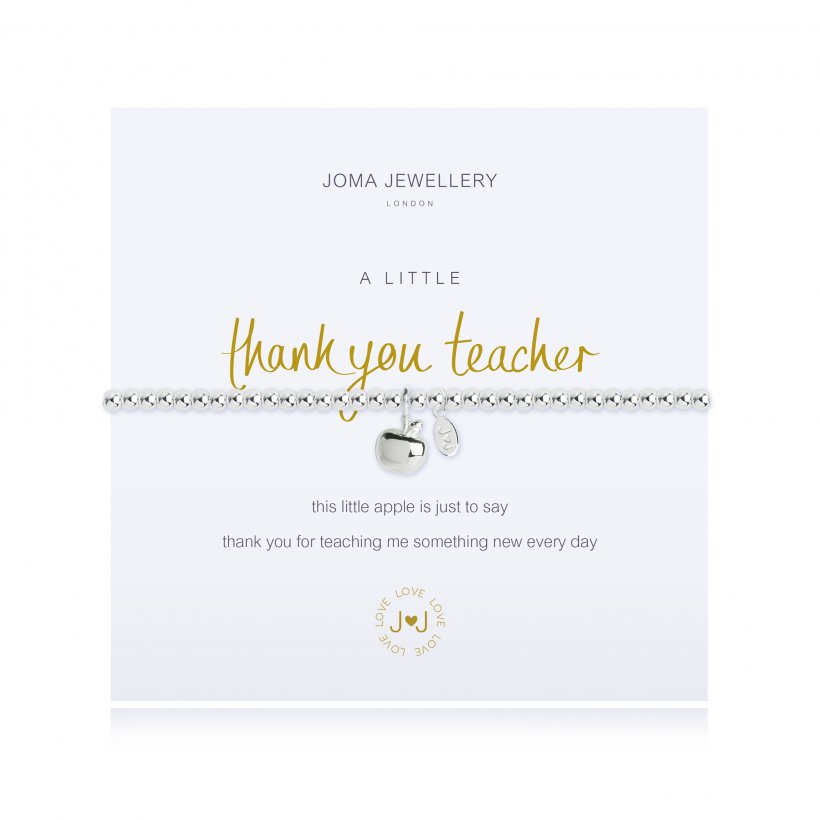 Joma A Little Thank You Teacher bracelet